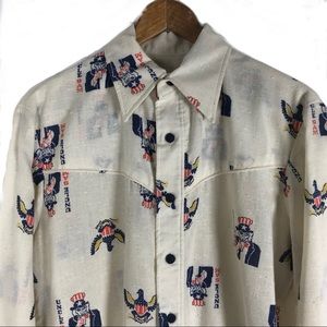 Uncle Sam Men’s Western Style Button Up Shirt